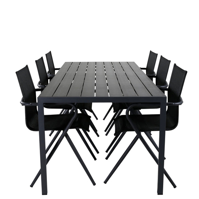 Break Table 205*90 + Alina spisestoler Venture Design Spisegruppe