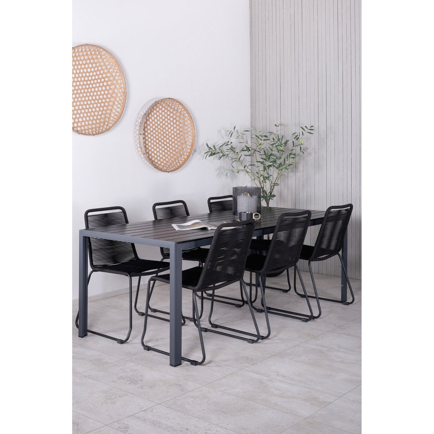 Break Table 205*90 + Lindos stol Venture Design Spisegruppe
