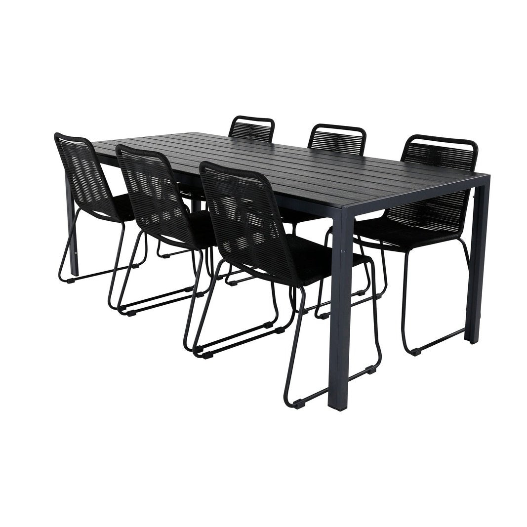 Break Table 205*90 + Lindos stol Venture Design Spisegruppe