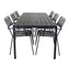 Pause bord 205*90 + Lindos Lenestol Venture Design Spisegruppe