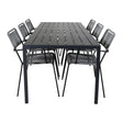 Pause bord 205*90 + Lindos Lenestol Venture Design Spisegruppe