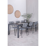Pause bord 205*90 + Lindos Lenestol Venture Design Spisegruppe