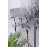 Pause bord 205*90 + Lindos Lenestol Venture Design Spisegruppe