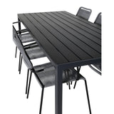 Pause bord 205*90 + Lindos Lenestol Venture Design Spisegruppe