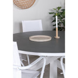 Copacabana bord ø 140 + Alina spisestoler Venture Design Spisegruppe