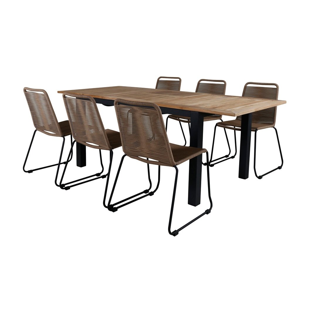 Panama bord 152/210/+ Lindos / Venture Design Spisegruppe