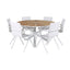 Mexico Table ø 140 + Alina spisestoler Venture Design Spisegruppe