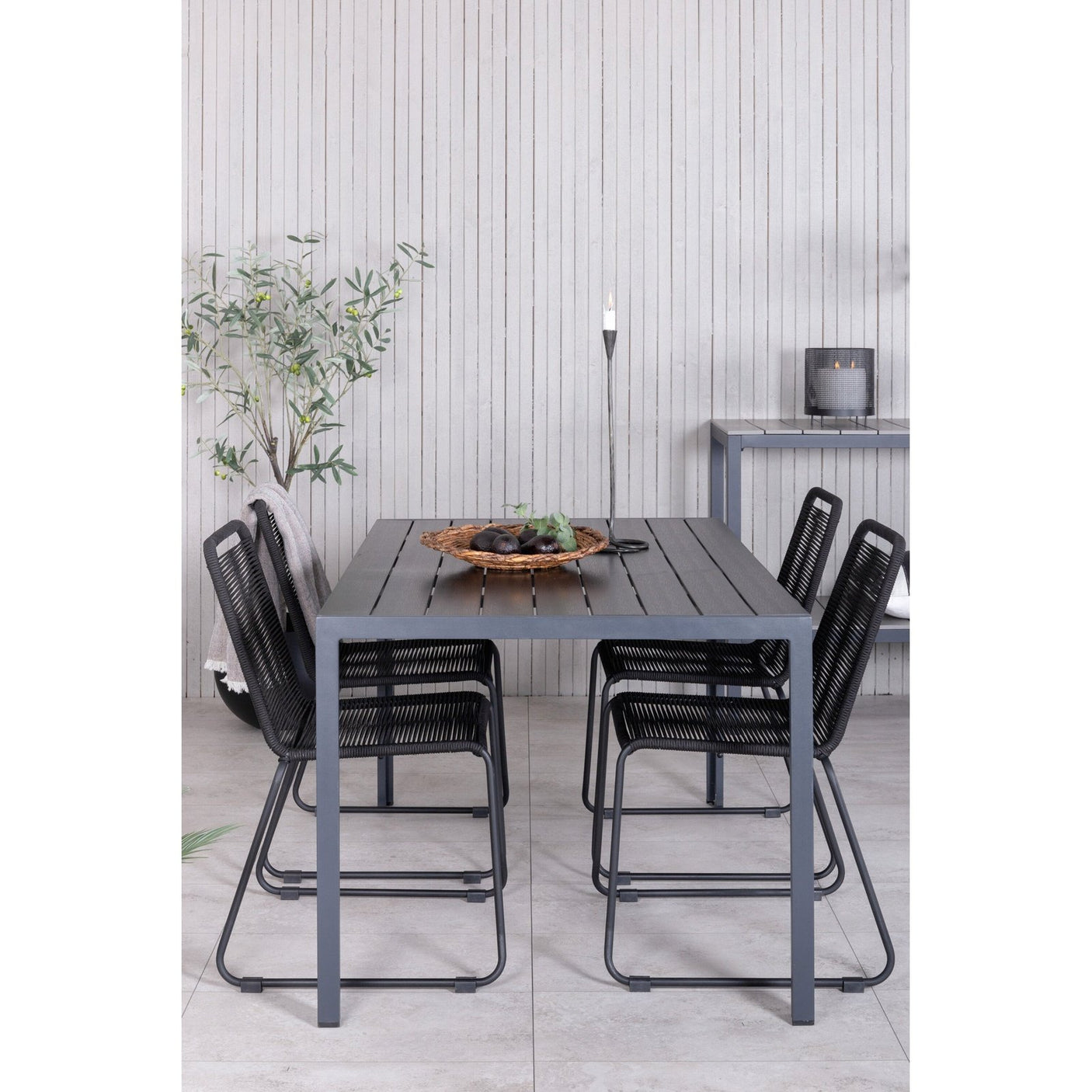 Pausebord 150*90 + Lindos Venture Design Spisegruppe