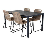 Pausebord 150*90 + Lindos Venture Design Spisegruppe