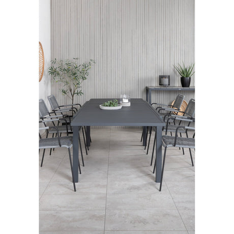 Marbella bord 160/240/+ Lindos Lenestol Venture Design Spisegruppe