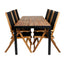 Bois spisebord 205*90cm + Little John stol Venture Design Spisegruppe