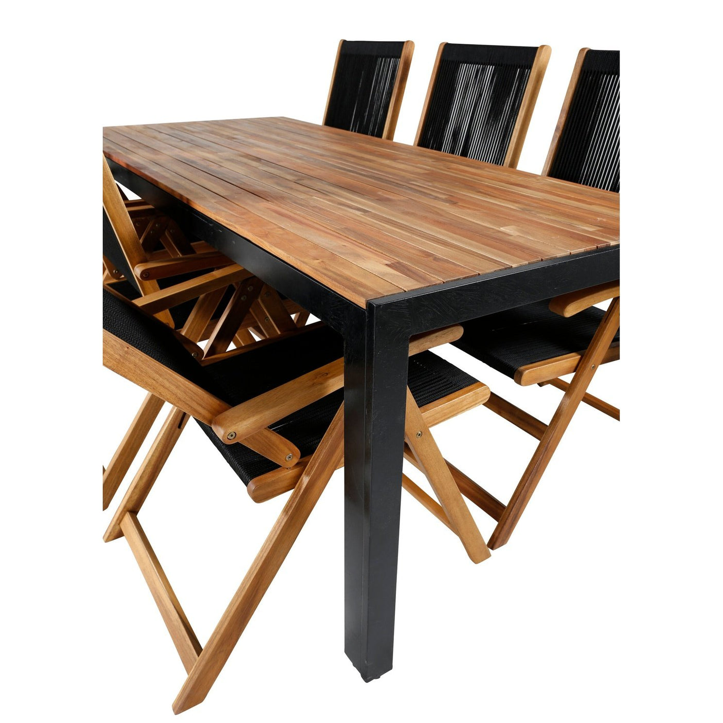 Bois spisebord 205*90cm + Little John stol Venture Design Spisegruppe