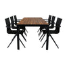Bois Spisebord 205*90cm + Alina spisestoler Venture Design Spisegruppe