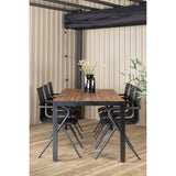 Bois Spisebord 205*90cm + Alina spisestoler Venture Design Spisegruppe