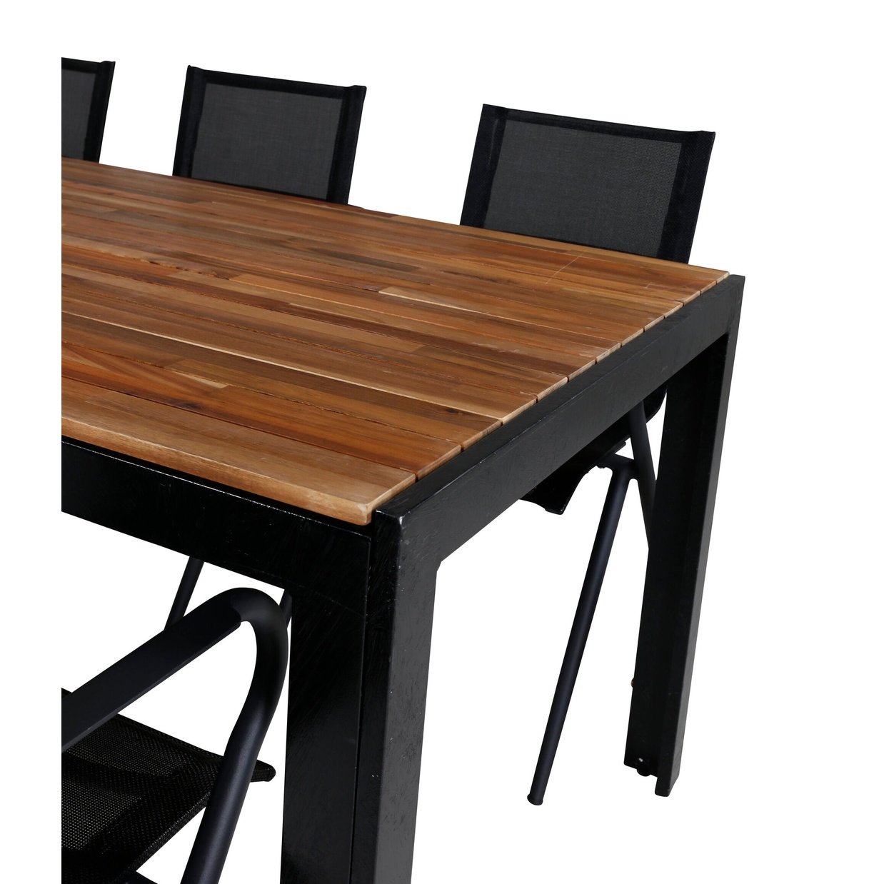 Bois Spisebord 205*90cm + Alina spisestoler Venture Design Spisegruppe
