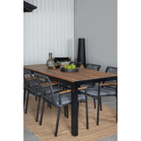 Bois Spisebord 205*90cm + Dallas spisestoler Venture Design Spisegruppe