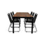 Bois Spisebord 205*90cm + Lindos Venture Design Spisegruppe