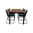 Bois Spisebord 205*90cm + Lindos Venture Design Spisegruppe
