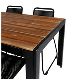 Bois Spisebord 205*90cm + Lindos Venture Design Spisegruppe