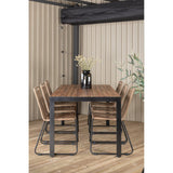 Bois Spisebord 205*90cm + Lindos Venture Design Spisegruppe