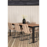 Bois Spisebord 205*90cm + Lindos Venture Design Spisegruppe