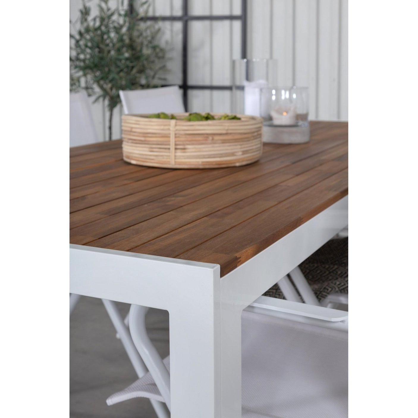 Bois Spisebord 205*90cm + Alina spisestoler Venture Design Spisegruppe