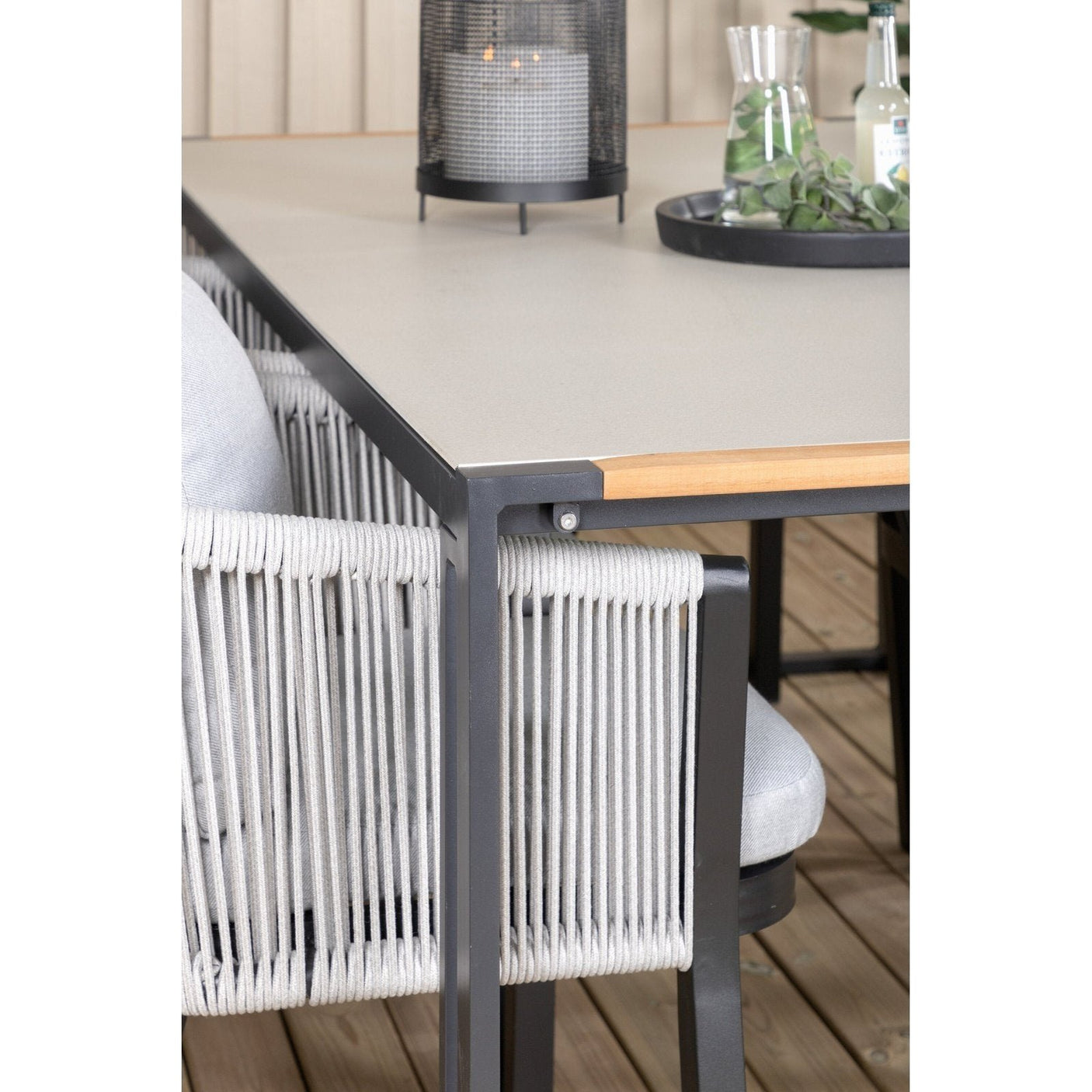 Texas Spisebord 200*100 + Virya spisestoler Venture Design Spisegruppe