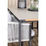 Texas Spisebord 200*100 + Virya spisestoler Venture Design Spisegruppe