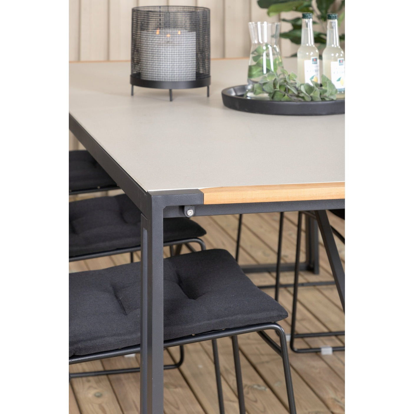 Texas spisebord 200*100 + Lina spisestoler Venture Design Spisegruppe