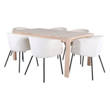 Slider Extention Table 170 +40 +40cm + Berit stol Venture Design Spisegruppe