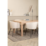 Slider Extention Table 170 +40 +40cm + Berit stol Venture Design Spisegruppe