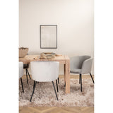 Slider Extention Table 170 +40 +40cm + Berit stol Velvet Venture Design Spisegruppe