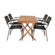 Kenya Spisebord 120*70*H75 + Lindos Lenestol Venture Design Spisegruppe