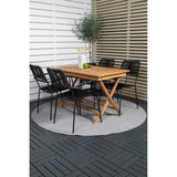 Kenya Spisebord 120*70*H75 + Lindos Lenestol Venture Design Spisegruppe