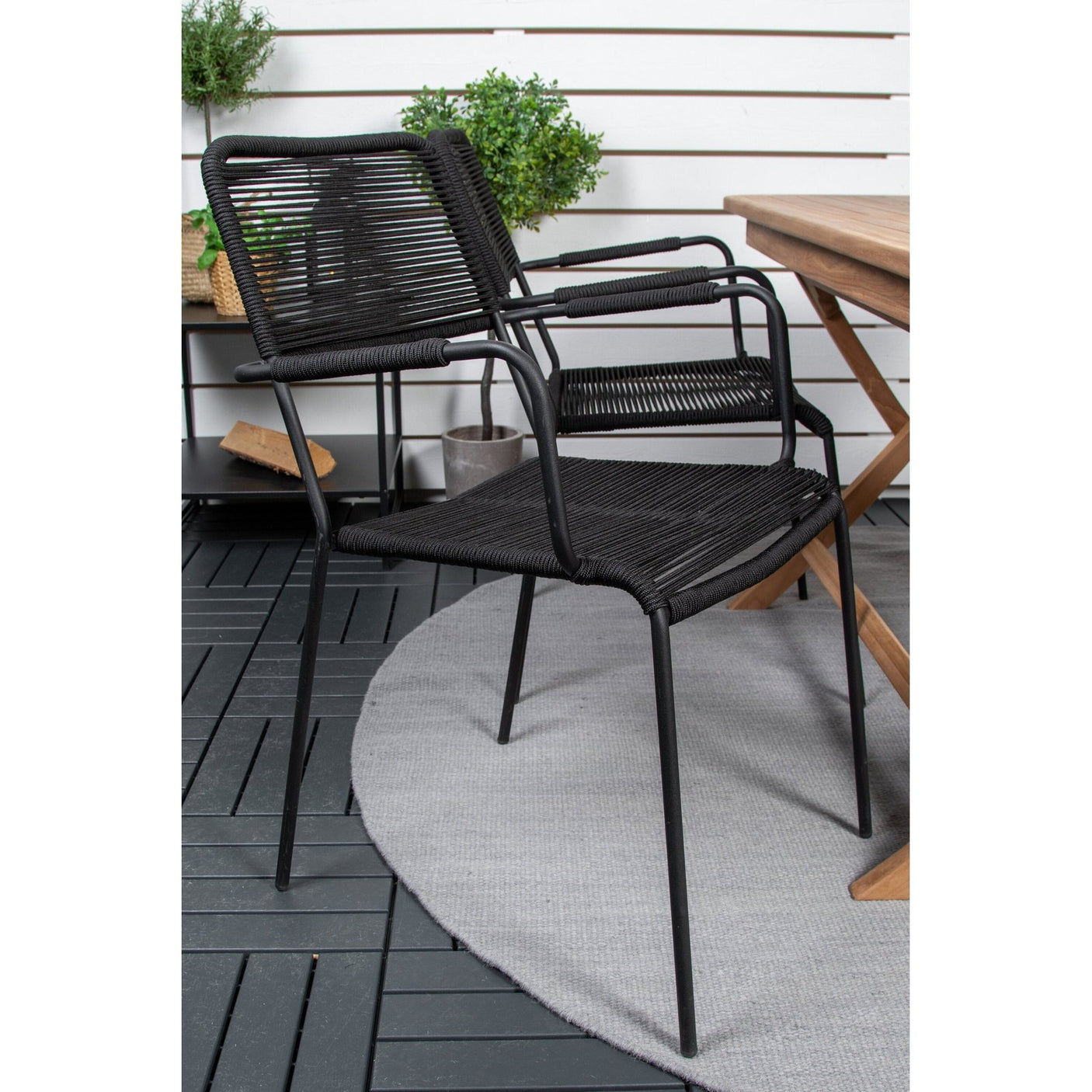 Kenya Spisebord 120*70*H75 + Lindos Lenestol Venture Design Spisegruppe