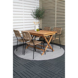 Kenya Spisebord 120*70*H75 + Lindos Lenestol Venture Design Spisegruppe
