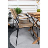 Kenya Spisebord 120*70*H75 + Lindos Lenestol Venture Design Spisegruppe