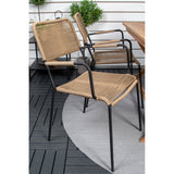 Kenya Spisebord 120*70*H75 + Lindos Lenestol Venture Design Spisegruppe