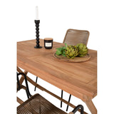 Kenya Spisebord 120*70*H75 + Lindos Lenestol Venture Design Spisegruppe
