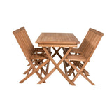 Kenya Spisebord 120*70*H75 + Kenya stoler u/armstøtte Venture Design Spisegruppe