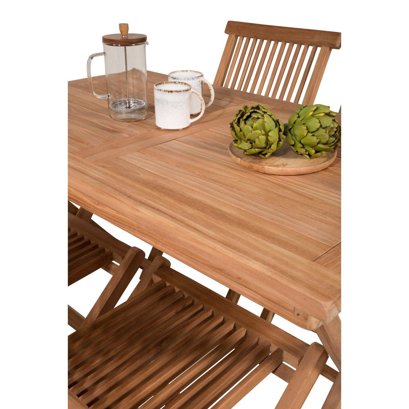 Kenya Spisebord 120*70*H75 + Kenya stoler u/armstøtte Venture Design Spisegruppe