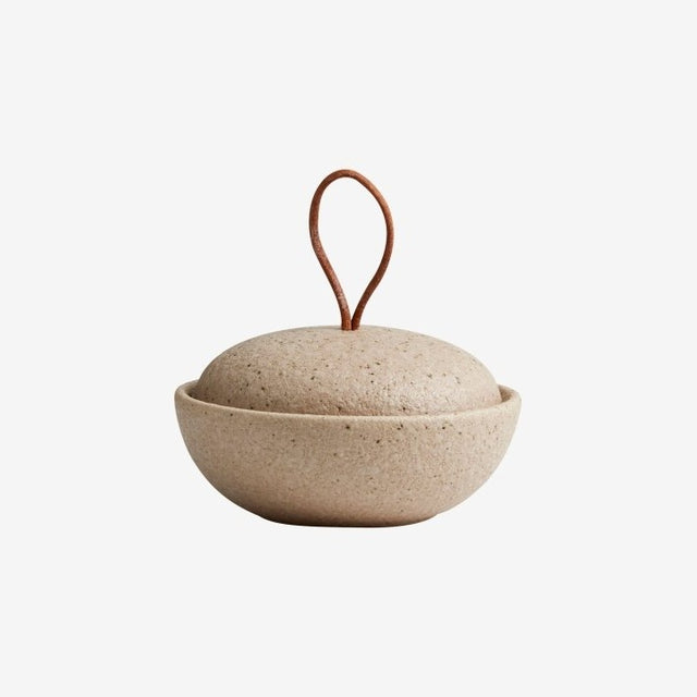 SANDY-beholder, S - sand Nordal DECO ITEMS
