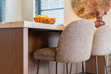 Counter stool Pullitzer brun tweed Richmond Interiors Barstol