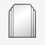 SKYLARK speil i jern, 102x82 cm - sort Nordal MIRRORS