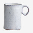 SOISALO krukker i steinkjortel m/hank - stor - h12 cm - isblå Nordal TABLEWARE