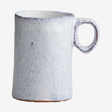 SOISALO krukker i steinkjortel m/hank - stor - h12 cm - isblå Nordal TABLEWARE
