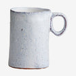 SOISALO krukker i steinkjortel m/hank - small - h10 cm - isblå Nordal TABLEWARE