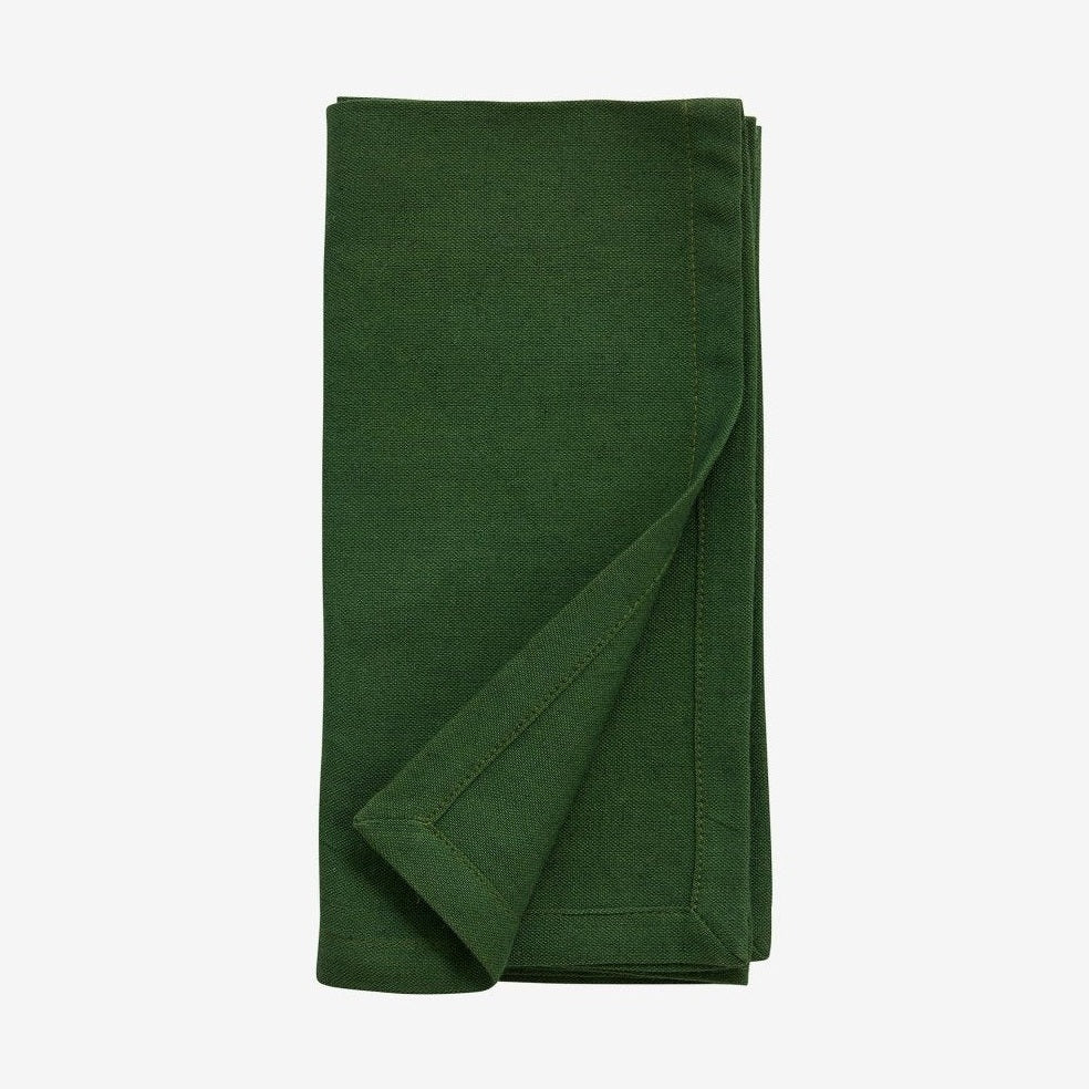 Stofftørkle i bomull - 40x40 cm - grønt Nordal TABLECLOTH