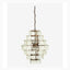 Stor pendel i gyldent jern og klart glass - h71 cm Nordal HANG LAMPS