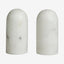 SUMAK salt og pepper sett i marmor - hvit Nordal KITCHEN AC